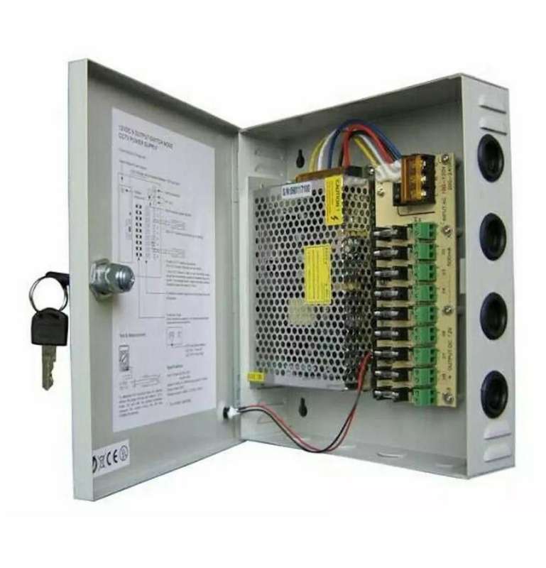 12V 10A 9CH Switching Power Supply