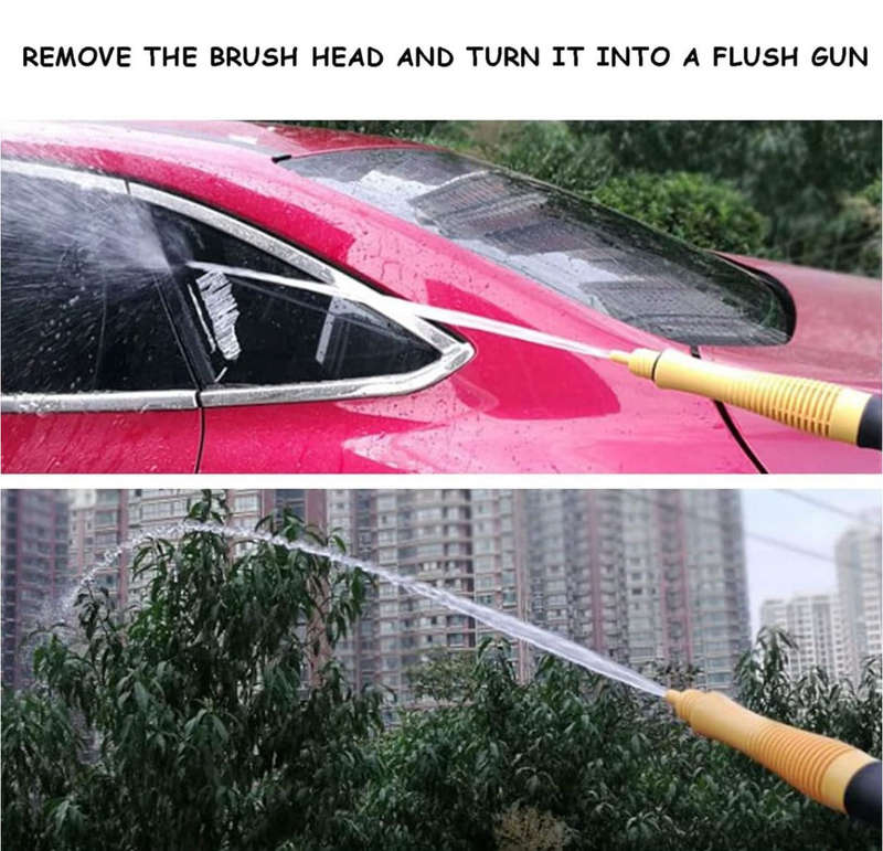 360 Rotating Car Wash Brush With Long Handle SET