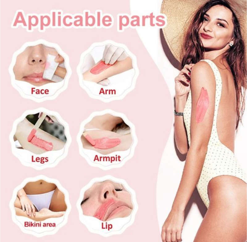 100W - 400ml Wax Heater Foldable Silicone Hair Removal Wax Machine