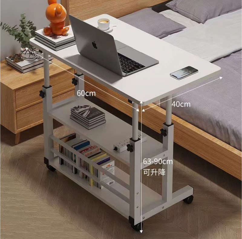 Movable and Convenient Computer Desk - White