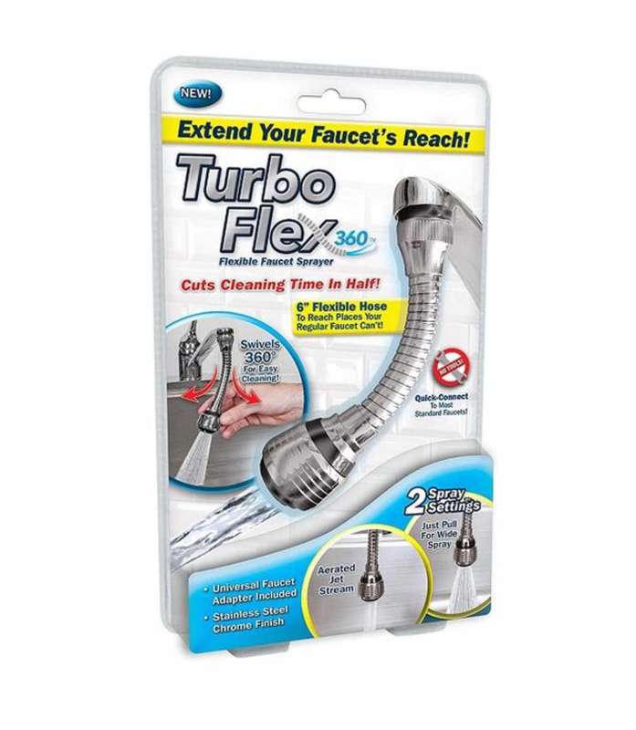 360 Rotatable Faucet Extender for Kitchen Sink