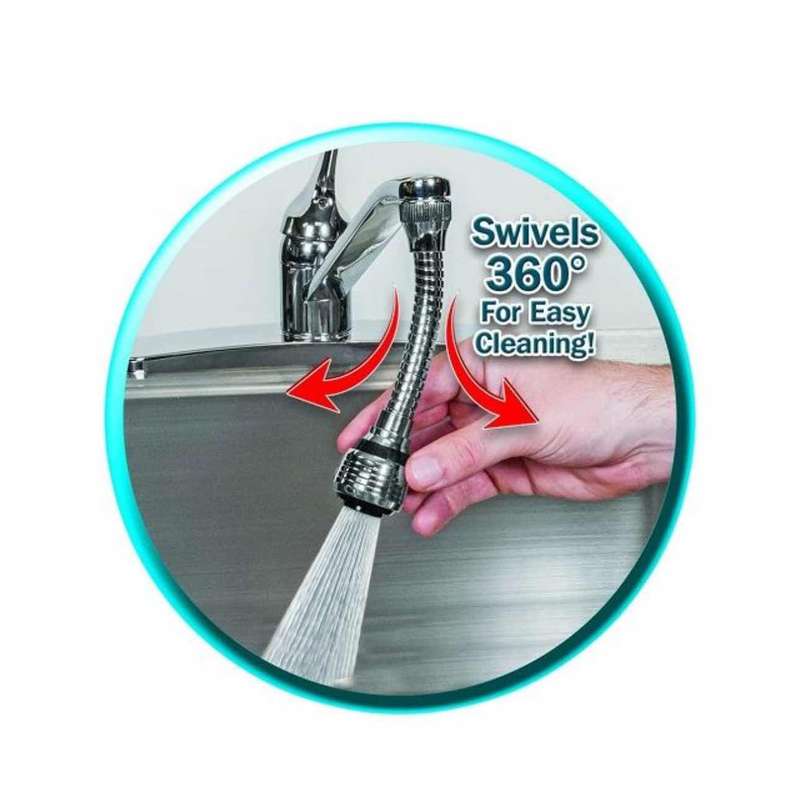 360 Rotatable Faucet Extender for Kitchen Sink