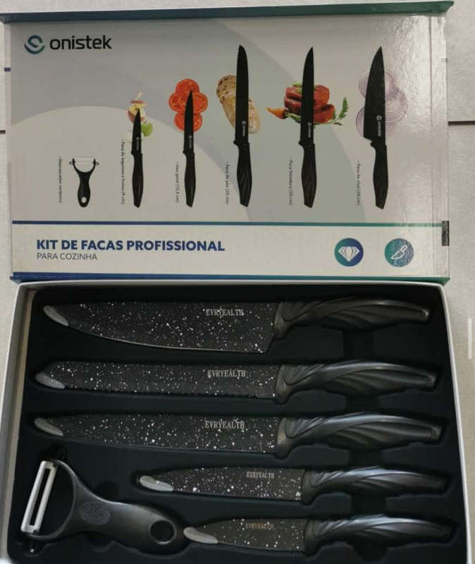 6 Piece Kitchen Knife Set