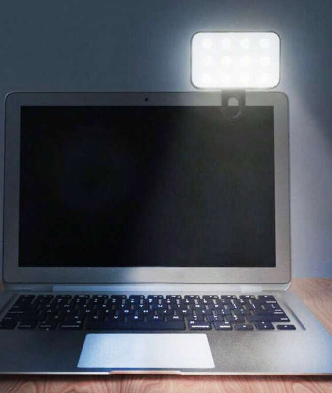 Portable Mini Clip-on Fill Light | 3-Mode LED light for Phone & Computer