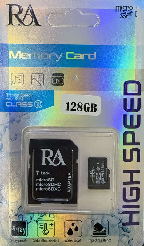 128GB SD Memory Card - Black