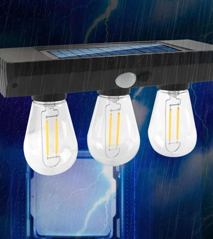 Solar Outdoor Garden Light Tungsten Lamp LED Lighting