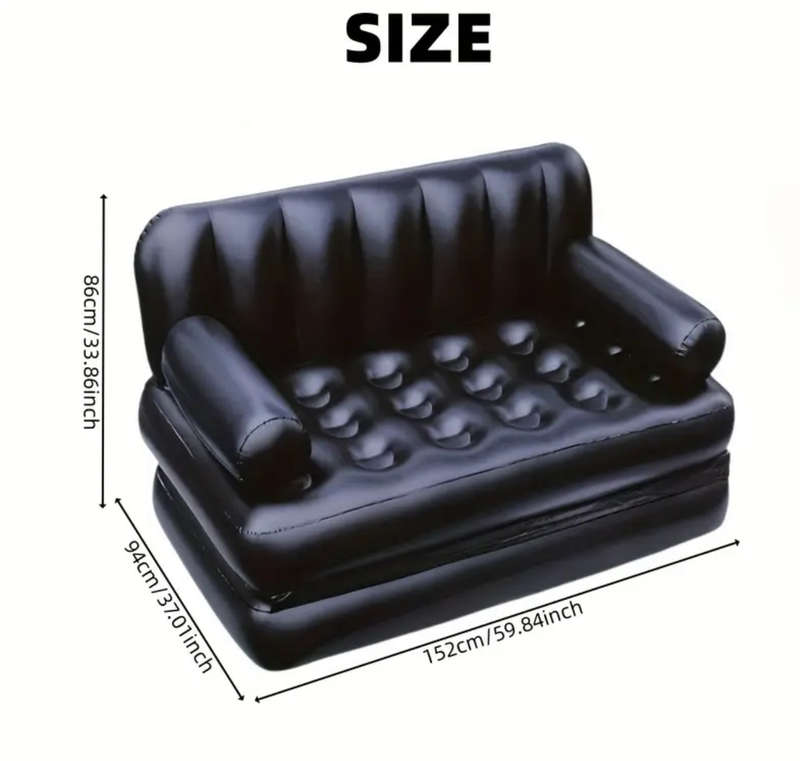 Five-in-One Inflatable Sofa Bed for 2 People