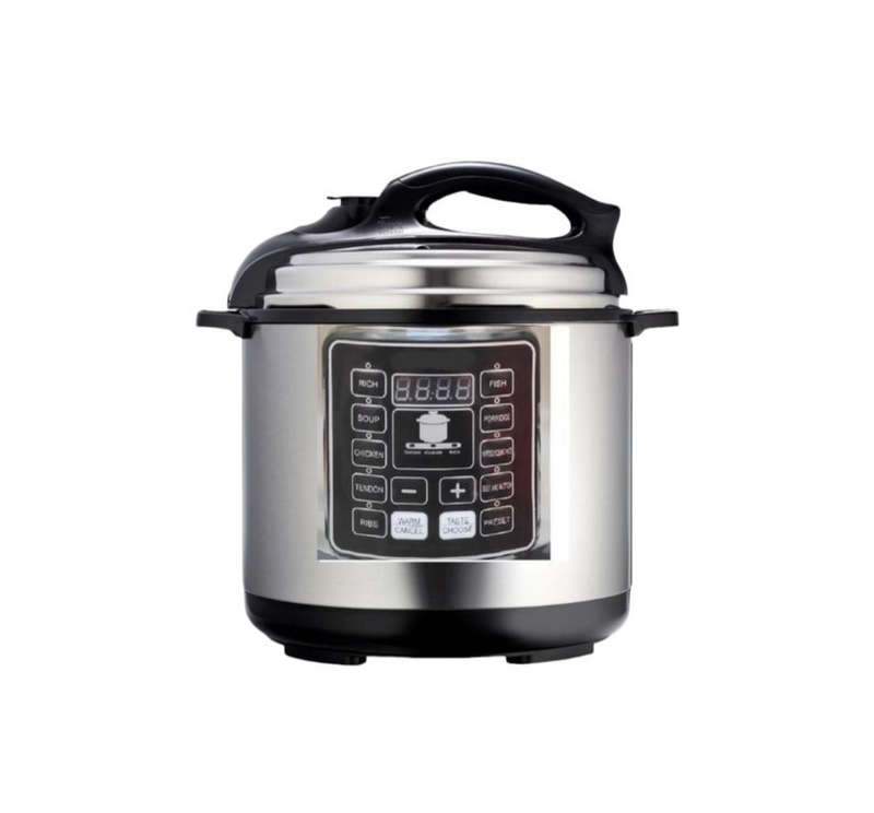 SilverCrest 6L MultiFunction Digital Smart Pressure Cooker - Stainless Steel
