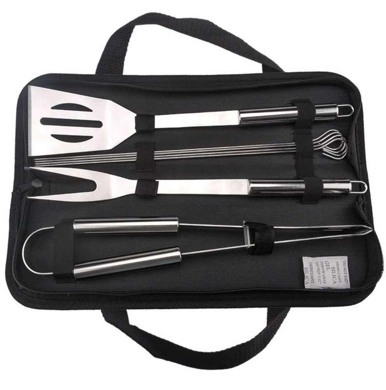 Portable Camping BBQ Grill Tools Set