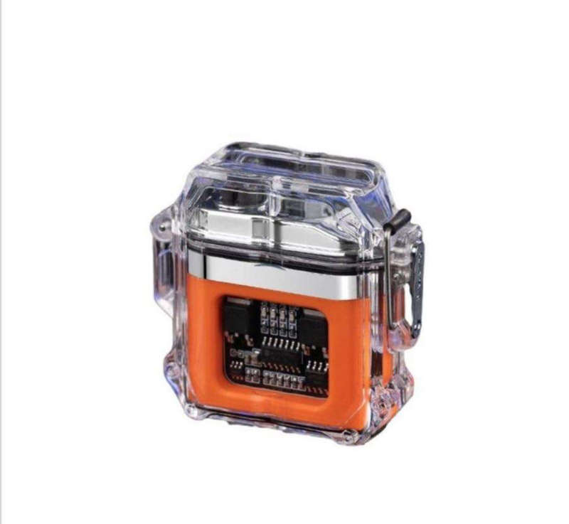 USB Rechargeable Eletronic Cigarette Lighter With Flash Light AT-151