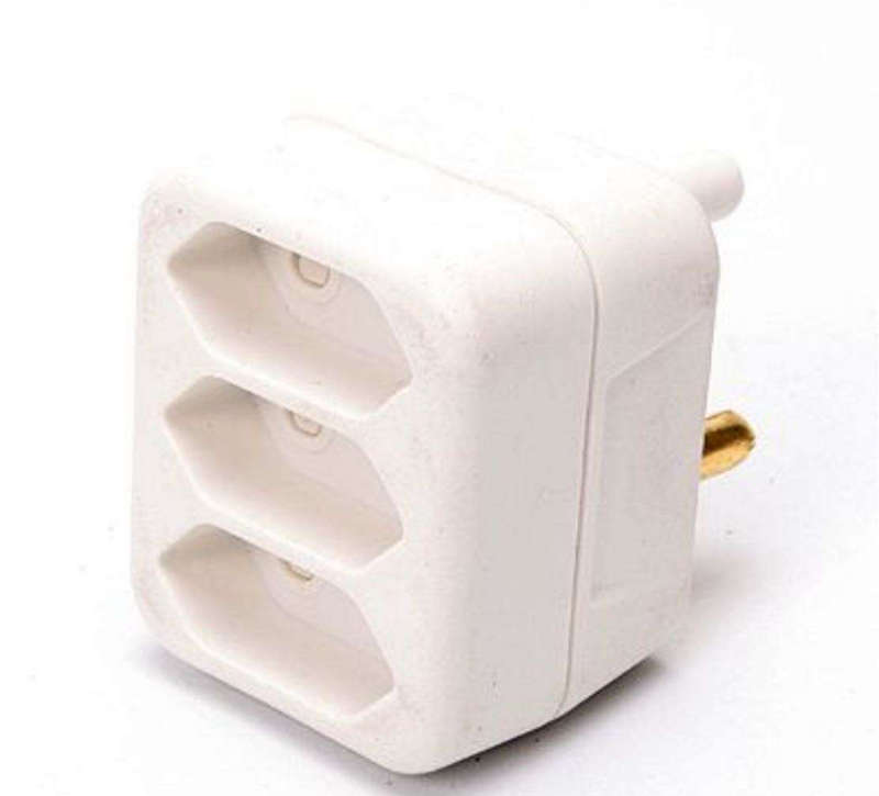 Plug Adaptor  3 Way  Back Entry