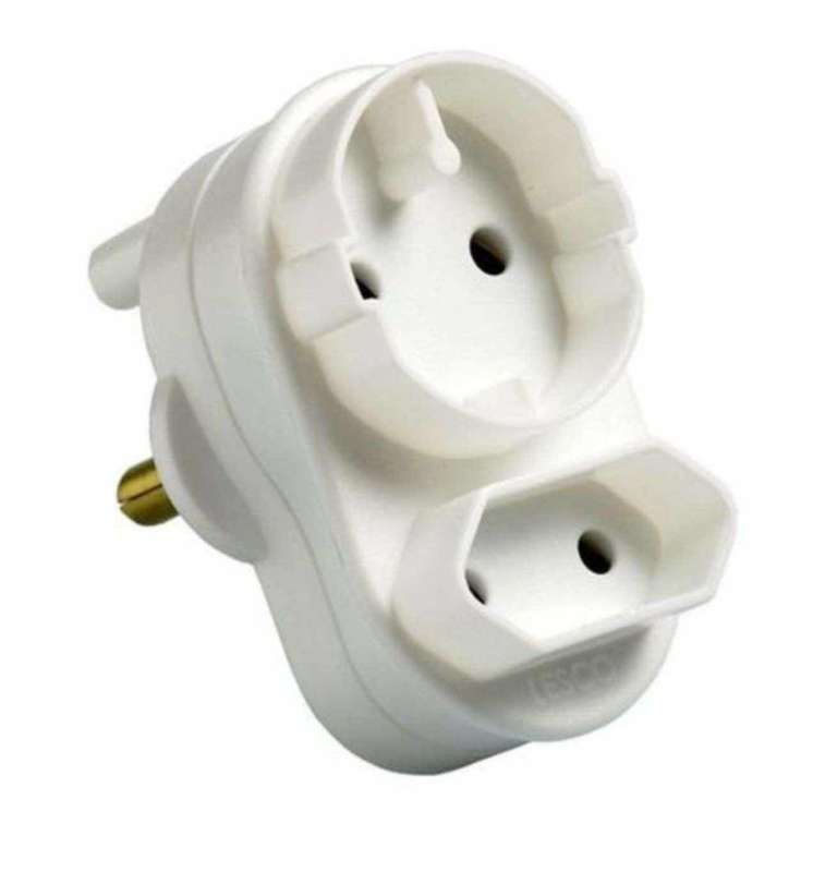 Twin Plug Adapter 1 Piece