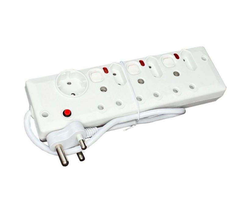 Redisson 7 WAY MULTI-PLUG With 3 illuminated switche