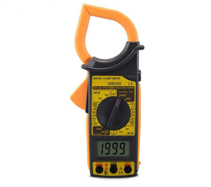 Digital Ammeter DM6266 Ampere Meter - Clamp Multimeter