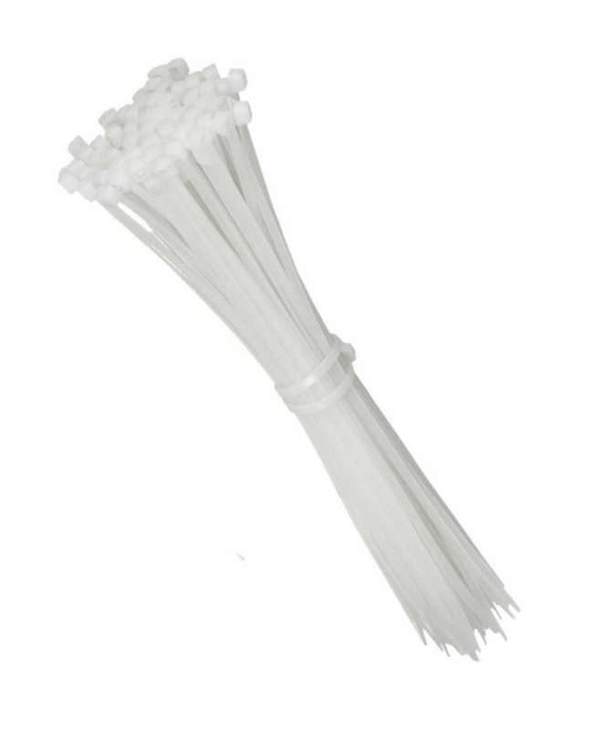 Cable Ties - White - 50 Pieces 8X300MM