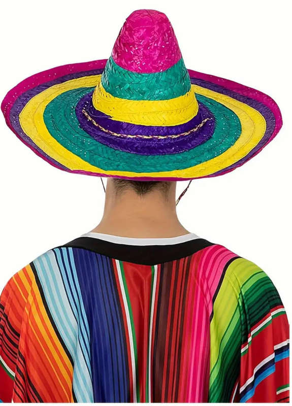 Mexican Carnival Straw Hat