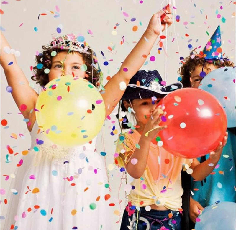 Confetti Party Poppers - 11cm (Pack of 3)