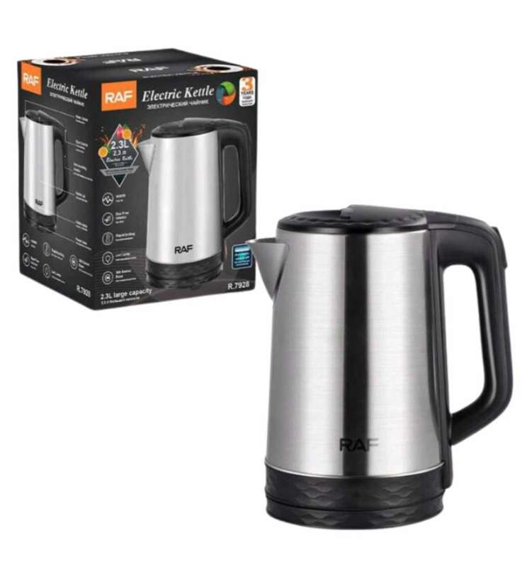 RAF R-7928 Electric Kettle Stainless Steel Kettle Capacity 2.3L