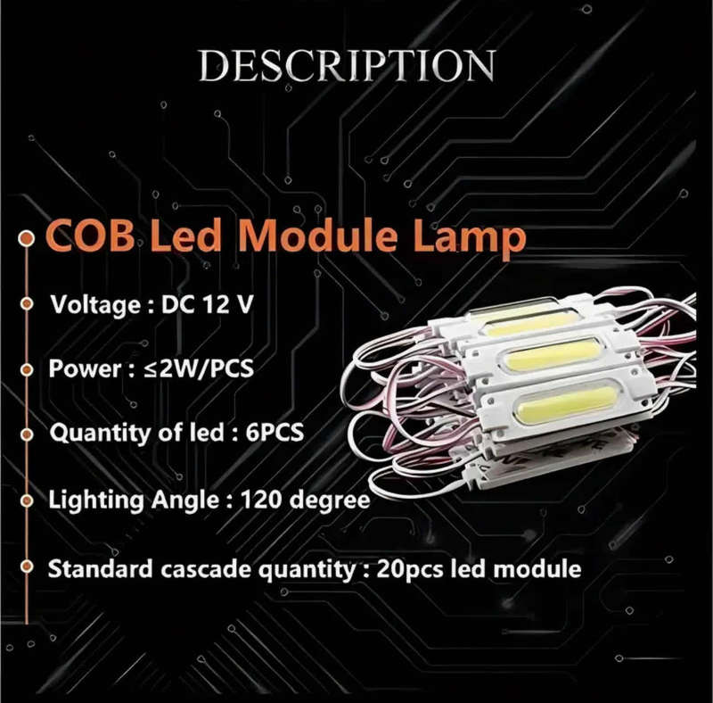 Super Bright 12v LED Module Waterproof Decorative Light WHITE