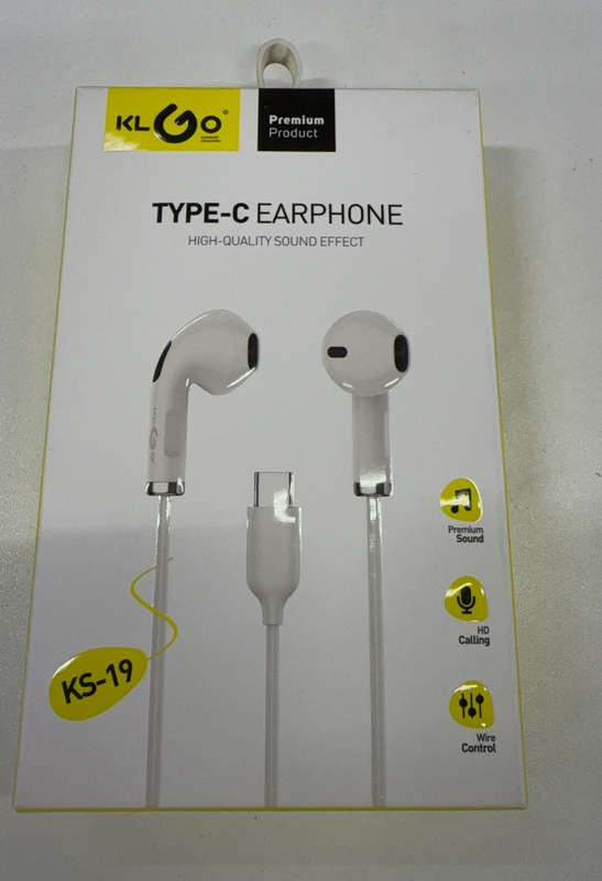 Type-C Earphones / With Microphone-White