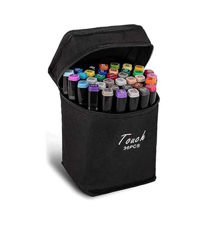 36 Colors Dual Tip Watercolour Brush Pens Marker Pens Colouring Pens
