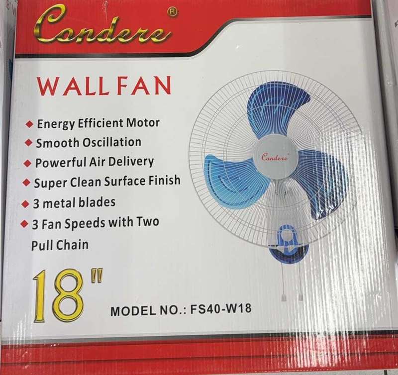 18 Inch Wall Fans with Powerful Oscillation