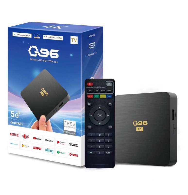 Q96 X1 TV Box Android 13.1, 8GB+128G