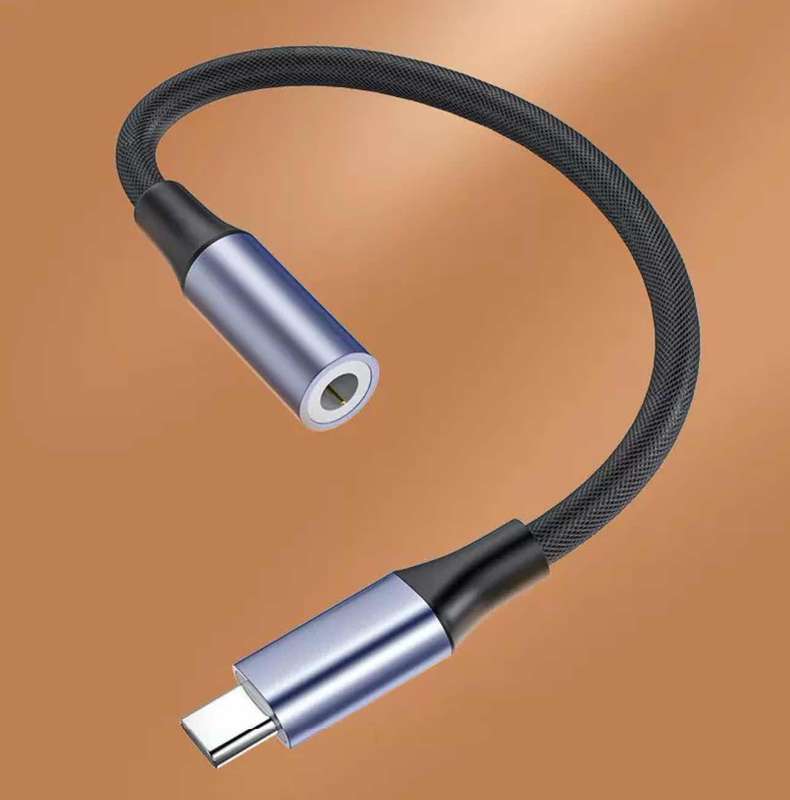 Type C to 3.5mm Audio Adapter Female Headphone Jack Adapter