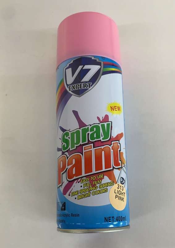 V7 SPRAY PAINT 313 LIGHT PINK 400ML