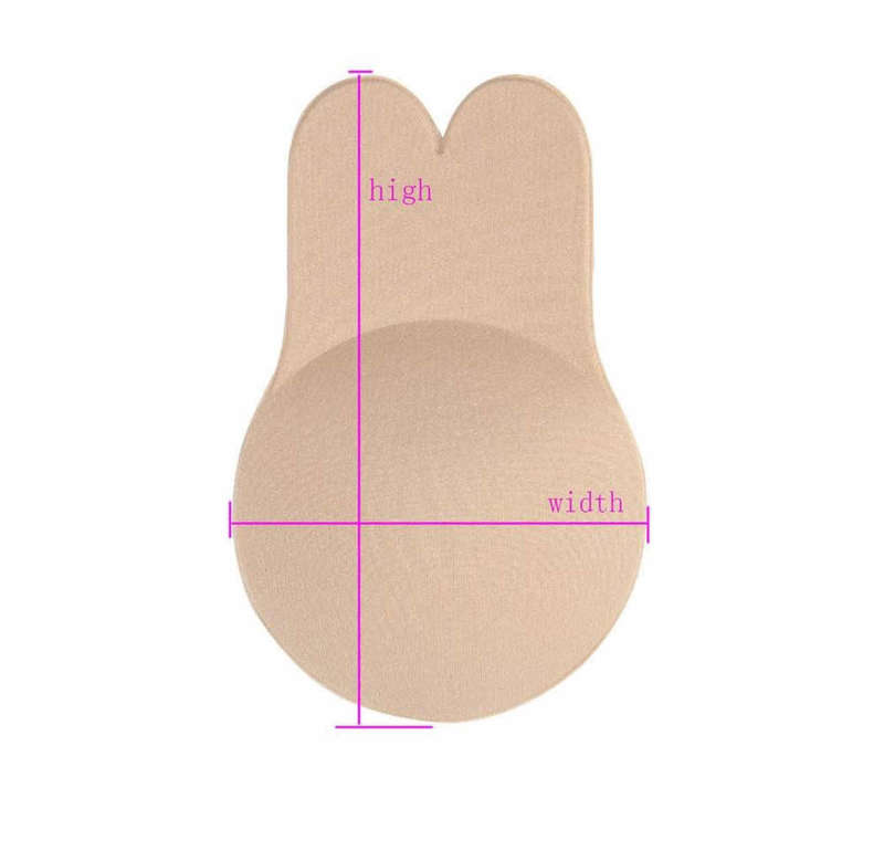 Edendiva's Strapless Rabbit Ear Breast Invisible Self Adhesive Nipple Cover