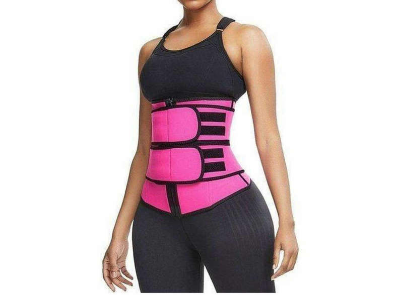 Corset Waist Trimmer - High Compression With A Zipper