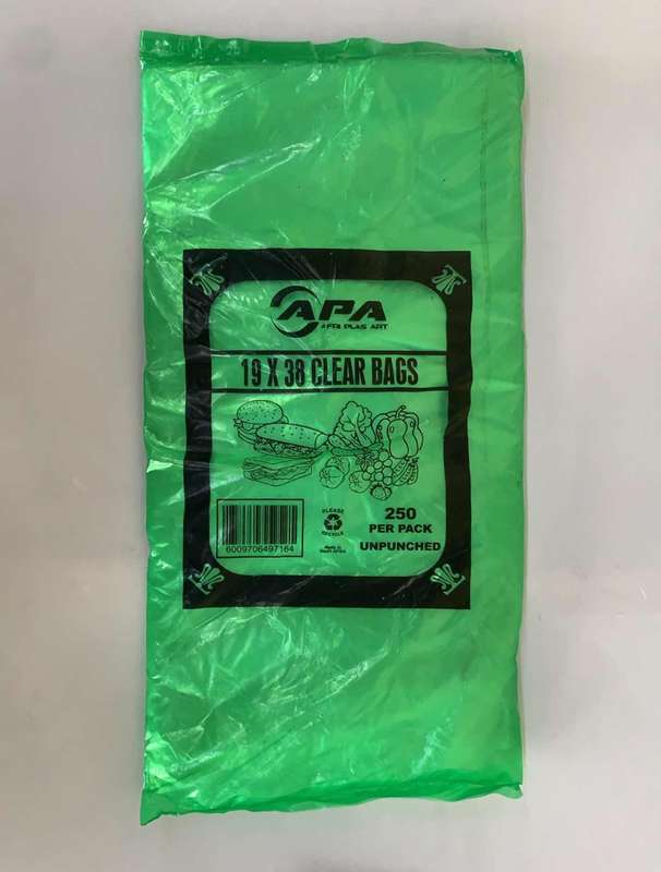 19X38 CLEAR BAGS
