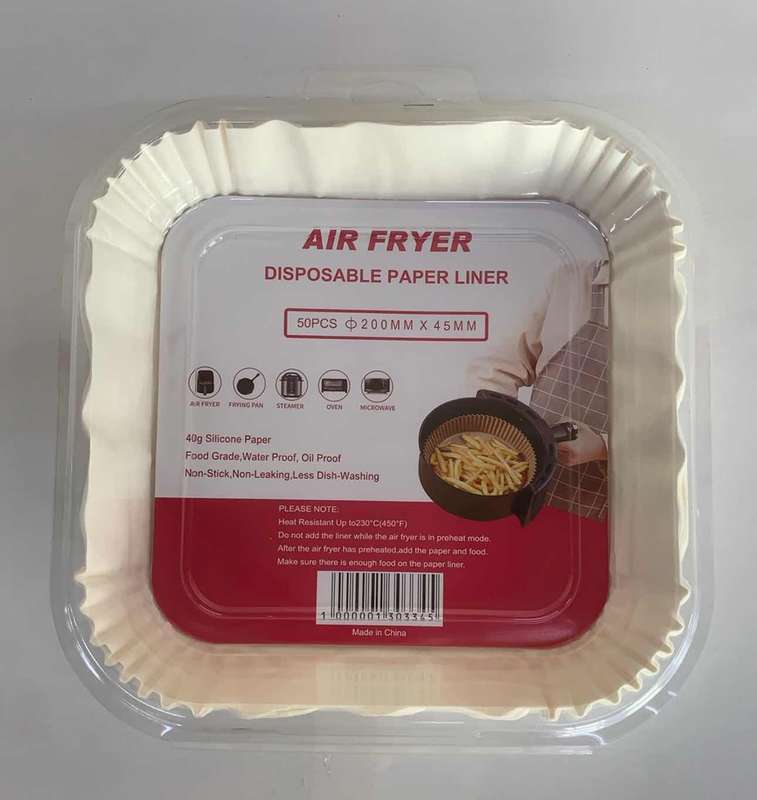 AIR FRYER DISPOSABLE PAPER LINER 50PCS