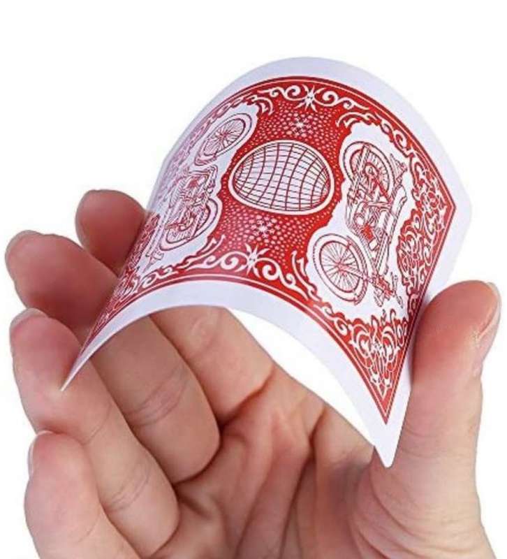 Poker Size Plastic Coated Playing Cards Pack of 2