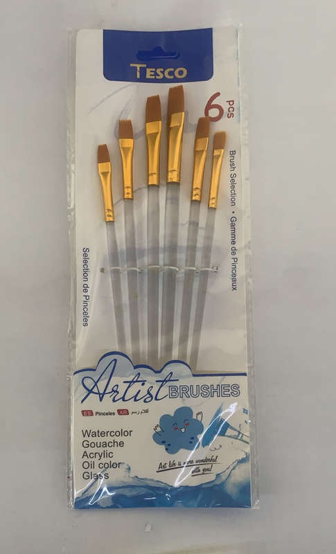 Paint Brushes - Art & Craft  - (6 pcs one pack)