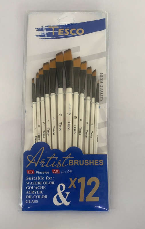 Paint Brushes - Art & Craft  - (12 pcs one pack)
