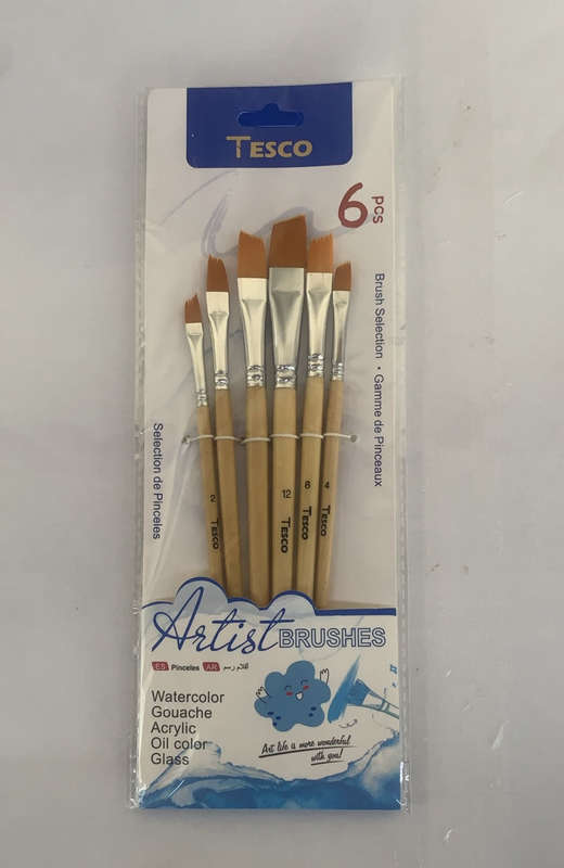 Paint Brushes - Art & Craft  - (6 pcs one pack)