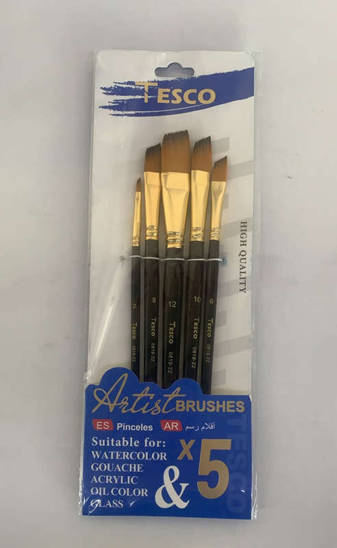 Paint Brushes - Art & Craft  - (5 pcs one pack)