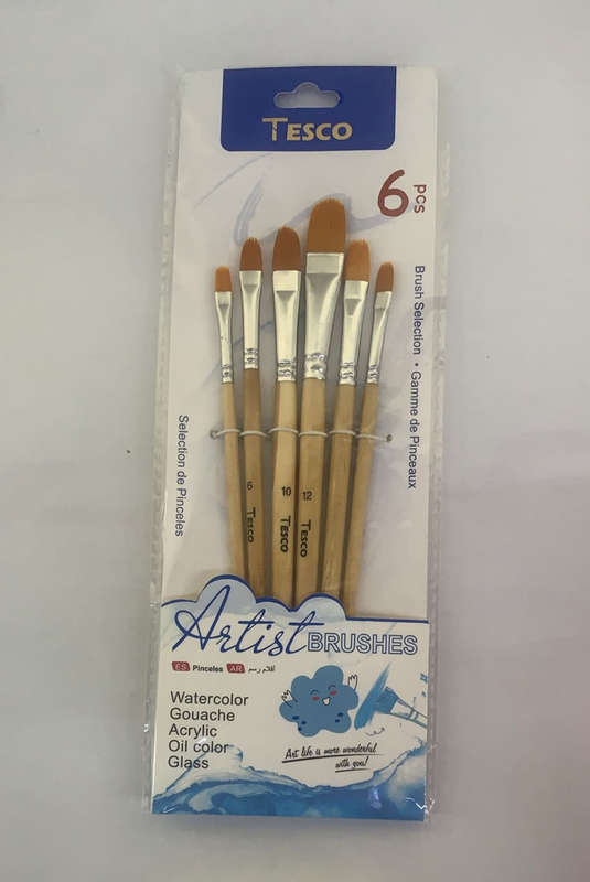 Paint Brushes - Art & Craft  - (6 pcs one pack)