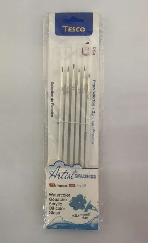 Paint Brushes - Art & Craft  - (6 pcs one pack)