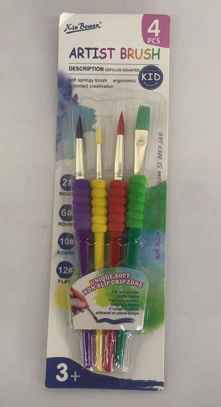 Paint Brushes - Art & Craft  - (4 pcs one pack)