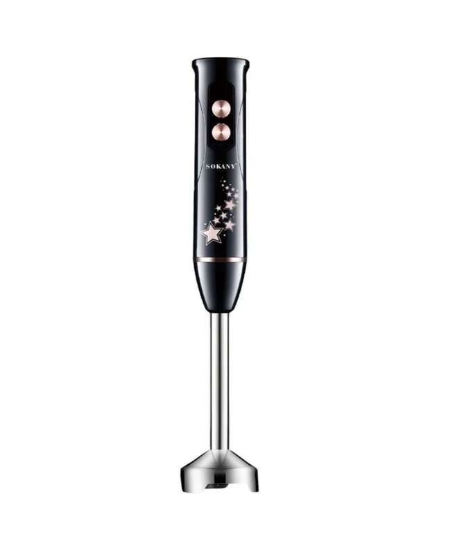 Sokany - High Quality Stick Blender with Whisk & Grinder Attachment