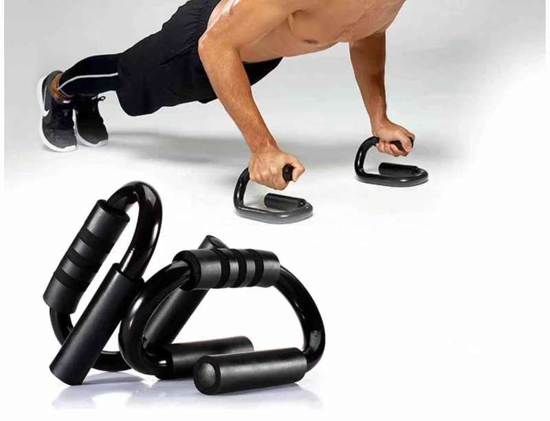 S-Shaped Push Up Stand Bars For Fitness & Strength