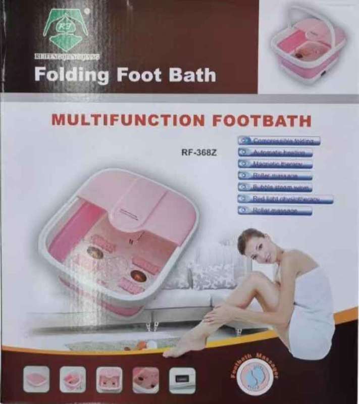 Pink & White Foot Bath Machine And A Keyholder