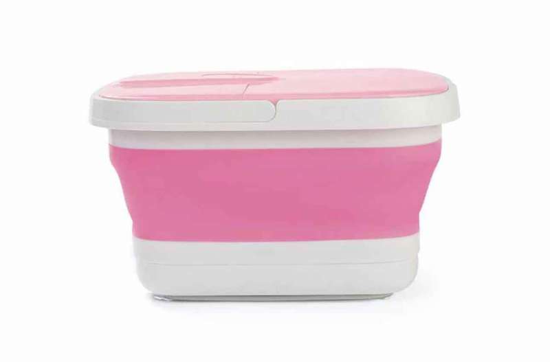 Pink & White Foot Bath Machine And A Keyholder