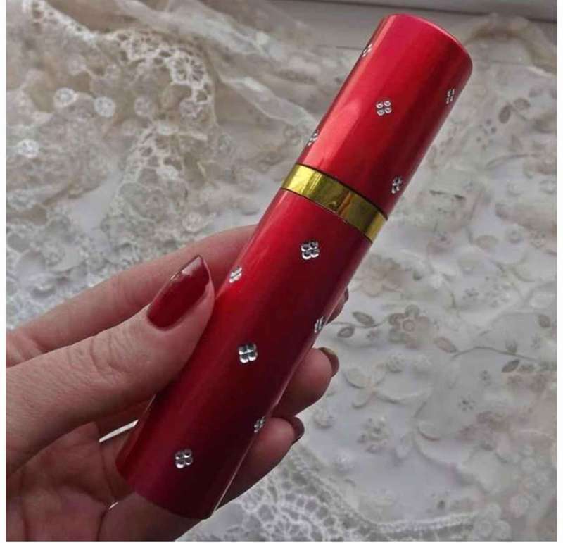 Mini Lipstick Self-Defensive Flashlight With Tazer