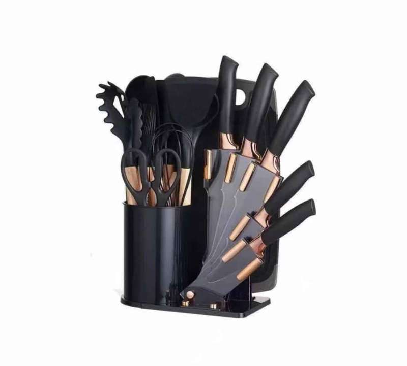 Silicone Cooking Utensils Set - 19 Pieces
