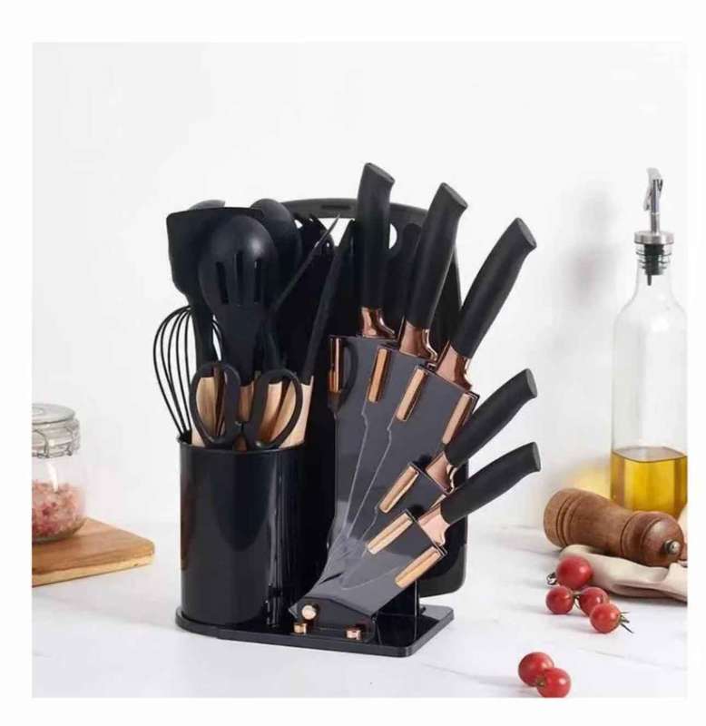 Silicone Cooking Utensils Set - 19 Pieces