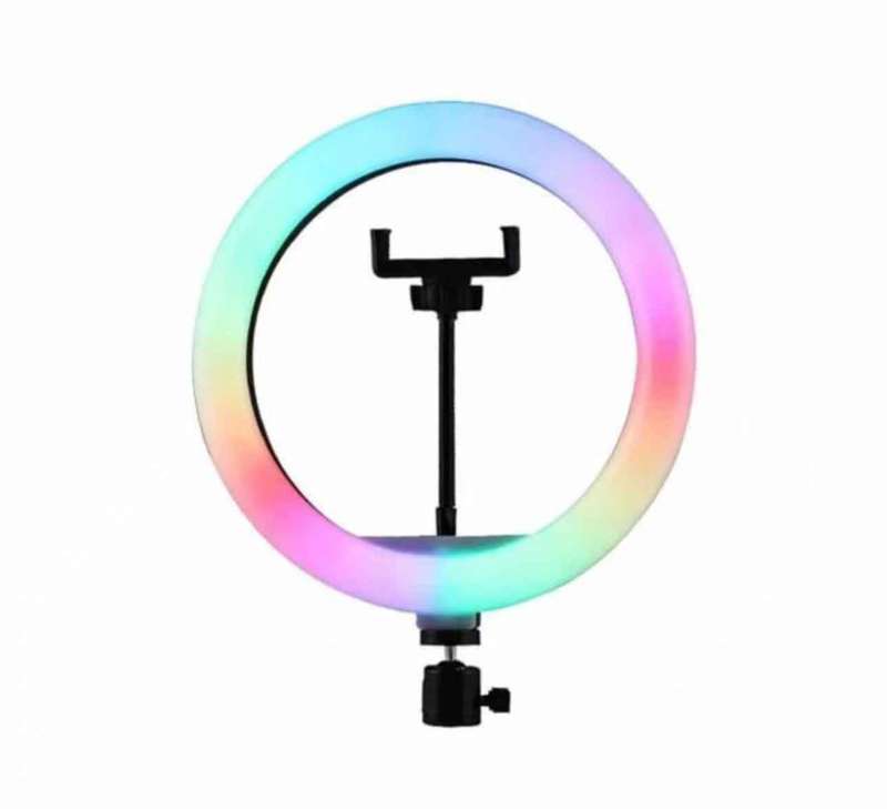 RGB Selfie Ring Light with Phone Holder 10INCH