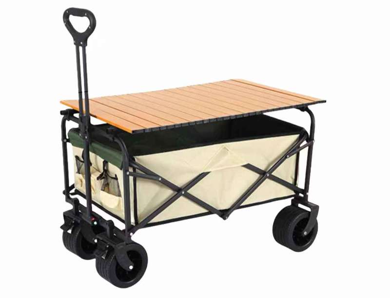 Anchor Heavy Duty Folding Utility Wagon Cart for Camping Outdoor Shopping